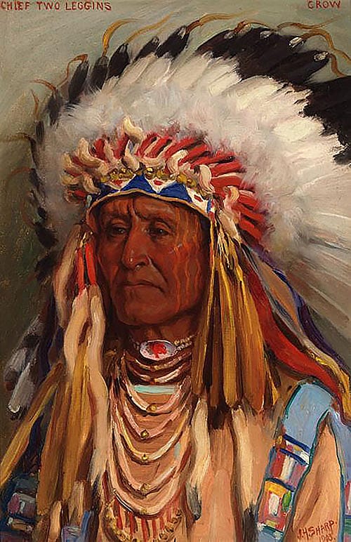 Two Leggins, Crow; [Chief Two Leggins]
